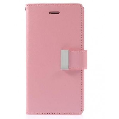 Flip Cover for Celkon Q500 Millennium Ultra - Pink