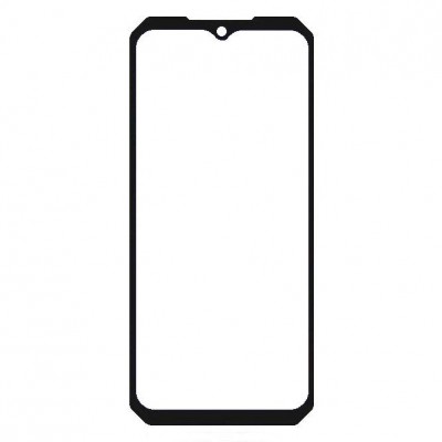 Replacement Front Glass For Doogee S118 Red By - Maxbhi Com