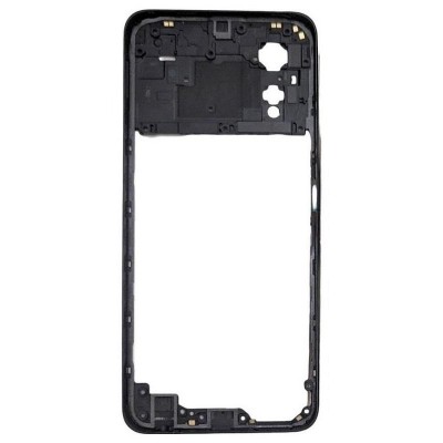 Middle Frame Ring Only For Oppo A18 Black By - Maxbhi Com