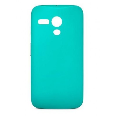 Back Case for Motorola Moto G Dual SIM - Cyan