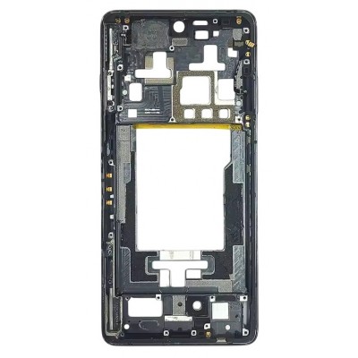 Lcd Frame Middle Chassis For Xiaomi Black Shark 5 Pro White By - Maxbhi Com