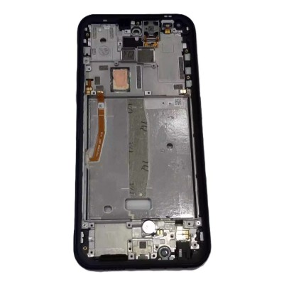 Lcd Frame Middle Chassis For Nokia Xr20 Black By - Maxbhi Com