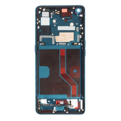 Lcd Frame Middle Chassis For Oppo Find X2 Black By - Maxbhi Com