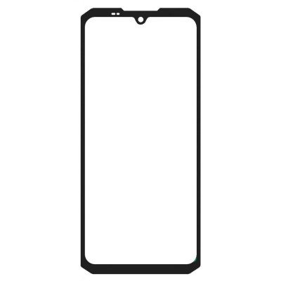 Replacement Front Glass For Doogee Fire 6 Max Green By - Maxbhi Com
