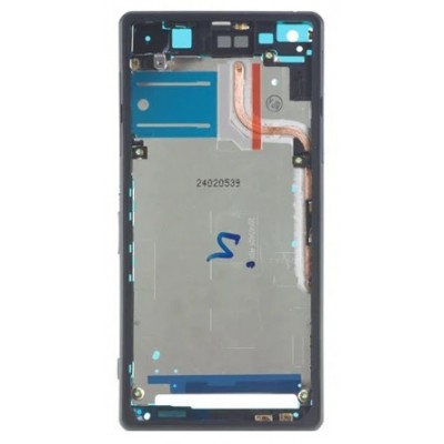 Lcd Frame Middle Chassis For Sony Ericsson Xperia Z2 D6520 Black By - Maxbhi Com
