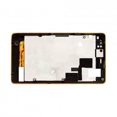 Lcd Frame Middle Chassis For Sony Ericsson Xperia Advance St27a Yellow By - Maxbhi Com