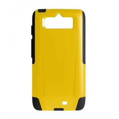 Back Case for Motorola DROID Mini - Yellow & Black