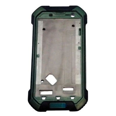 Lcd Frame Middle Chassis For Blackview Bv6000 Green By - Maxbhi Com