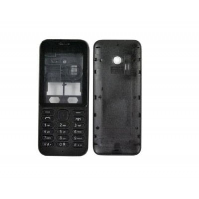 Full Body Housing For Microsoft Nokia 222 Dual Sim Black - Maxbhi Com