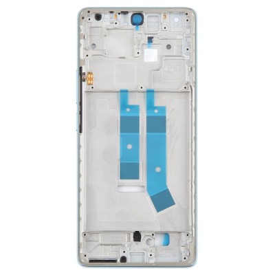 Lcd Frame Middle Chassis For Xiaomi Redmi Note 14 Pro 4g Blue By - Maxbhi Com