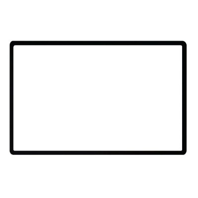 Replacement Front Glass For Motorola Moto Pad 60 Pro White By - Maxbhi Com