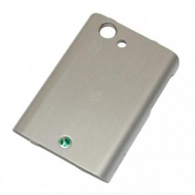 Back Cover for Sony Ericsson T715i - Silver