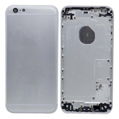 Back Panel Cover For Apple Iphone 6s Silver - Maxbhi Com