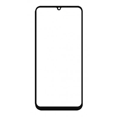 Replacement Front Glass For Lava O3 White By - Maxbhi Com