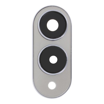 Camera Lens Glass With Frame For Samsung Galaxy S25 Edge Silver By - Maxbhi Com