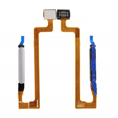 Fingerprint Sensor Flex Cable For Xiaomi Redmi Note 12r Pro White By - Maxbhi Com
