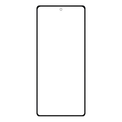 Replacement Front Glass For Vivo X Fold3 Black By - Maxbhi Com
