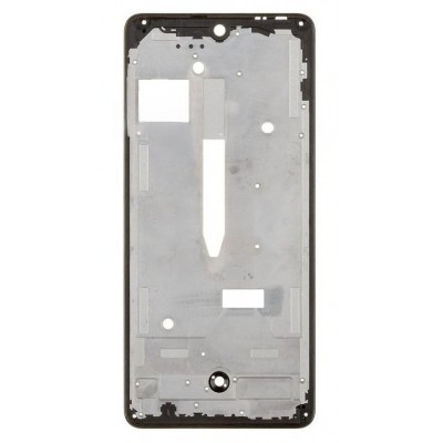 Lcd Frame Middle Chassis For Tecno Camon 20 Pro 4g Black By - Maxbhi Com