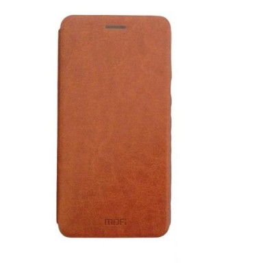 Flip Cover for Alcatel One Touch Flash Plus - Brown