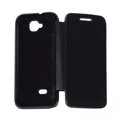 Flip Cover for Intex Cloud X15 Plus - Black