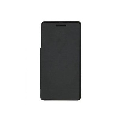Flip Cover for Lemon Ocean 4G Power - Black