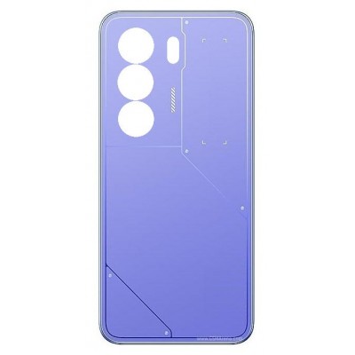 Back Panel Cover For Itel Power 70 Purple - Maxbhi Com