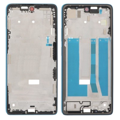 Lcd Frame Middle Chassis For Motorola Moto G75 5g Blue By - Maxbhi Com