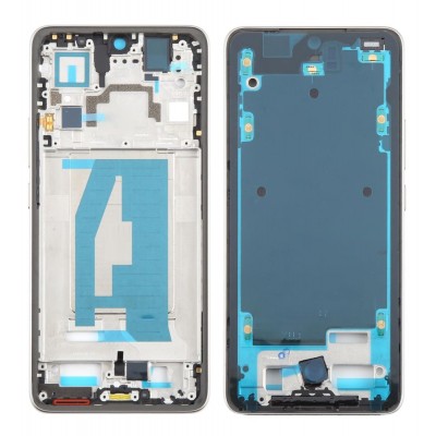 Lcd Frame Middle Chassis For Xiaomi 14t White By - Maxbhi Com
