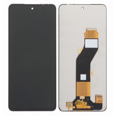 Lcd With Touch Screen For Zte Blade A75 4g Black By - Maxbhi Com