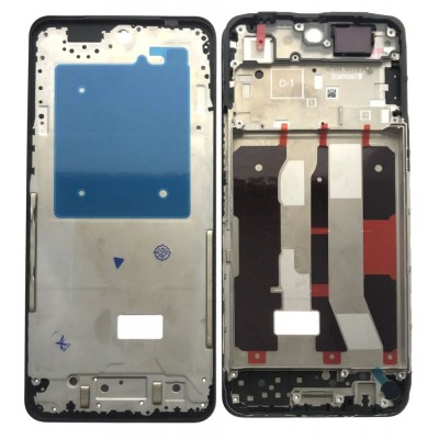 Lcd Frame Middle Chassis For Vivo Y19s Silver By - Maxbhi Com