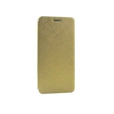 Flip Cover for Celkon Q54 - Golden