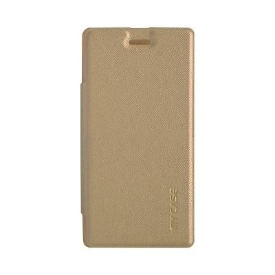 Flip Cover for Sony Xperia M - Gold