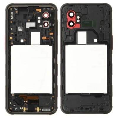 Middle Frame Ring Only For Samsung Galaxy Xcover7 Pro White By - Maxbhi Com