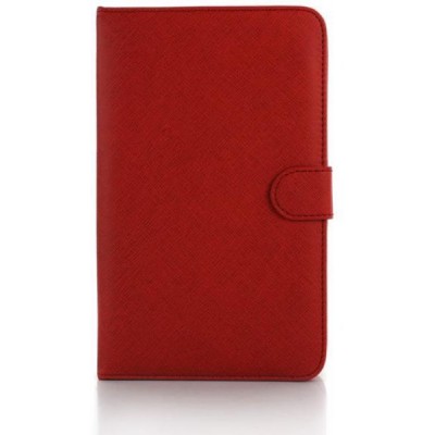 Flip Cover for Adcom Apad 707D - Red