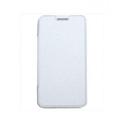 Flip Cover for Lava Flair P1i - White