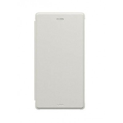 Flip Cover for Lava Flair Z1 - White