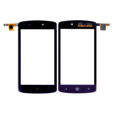Touch Screen Digitizer For Intex Aqua Lite Black By - Maxbhi Com