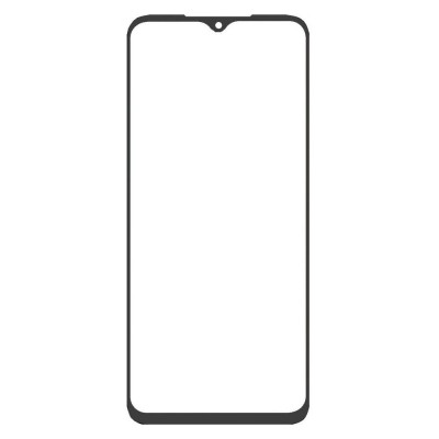 Replacement Front Glass For Itel A90 Black By - Maxbhi Com