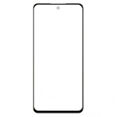 Replacement Front Glass For Realme 12 4g Black By - Maxbhi Com