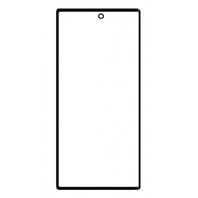 Replacement Front Glass For Huawei Mate Xt Ultimate White By - Maxbhi Com