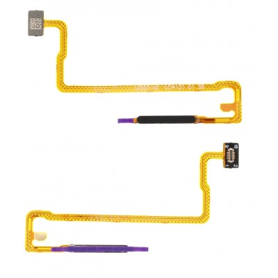 Fingerprint Sensor Flex Cable For Honor X7c Black By - Maxbhi Com