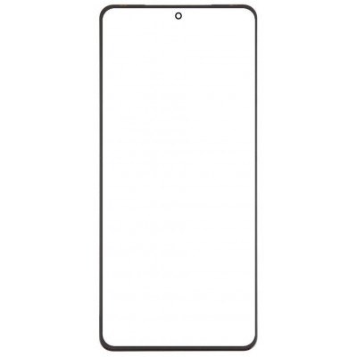 Replacement Front Glass For Meizu Lucky 08 Black By - Maxbhi Com