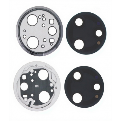 Camera Lens Glass With Frame For Xiaomi Poco F7 Ultra Black By - Maxbhi Com