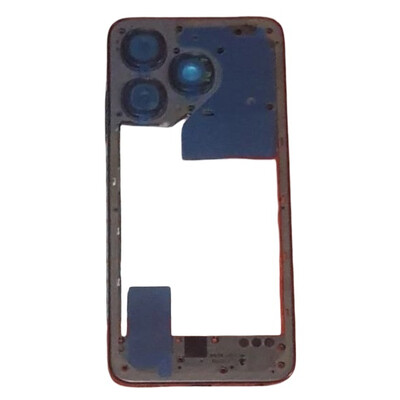 Middle Frame Ring Only For Itel A90 Black By - Maxbhi Com