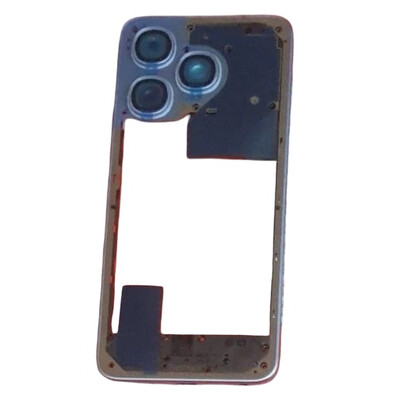 Middle Frame Ring Only For Itel A90 Blue By - Maxbhi Com