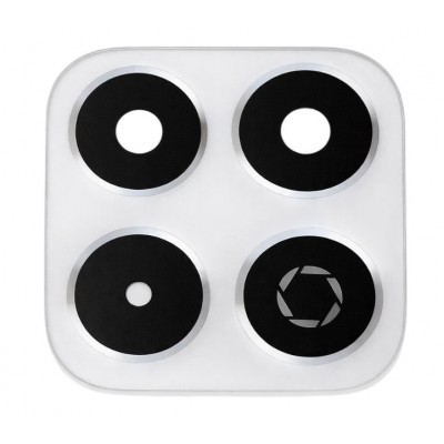 Camera Lens Glass With Frame For Honor X7c White By - Maxbhi Com