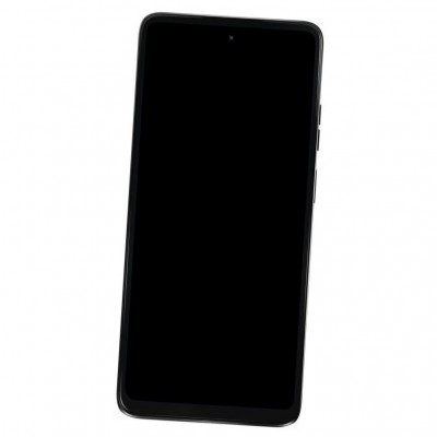 Camera Lens Glass with Frame for Motorola Moto S50 Black