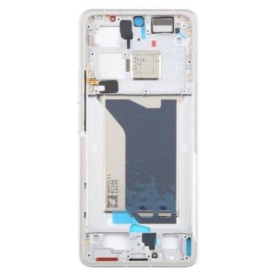 Lcd Frame Middle Chassis For Xiaomi Redmi K80 Pro White By - Maxbhi Com
