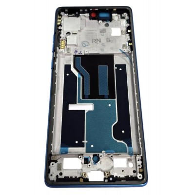 Lcd Frame Middle Chassis For Motorola G96 5g Blue By - Maxbhi Com