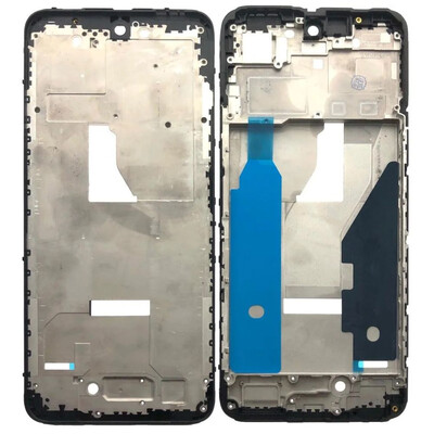 Lcd Frame Middle Chassis For Infinix Hot 60 White By - Maxbhi Com